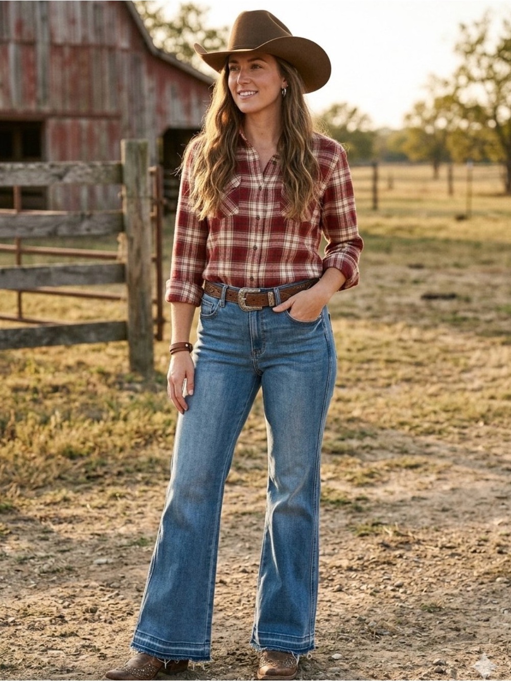Judy Blue Medium Blue High-Rise Flare Jeans